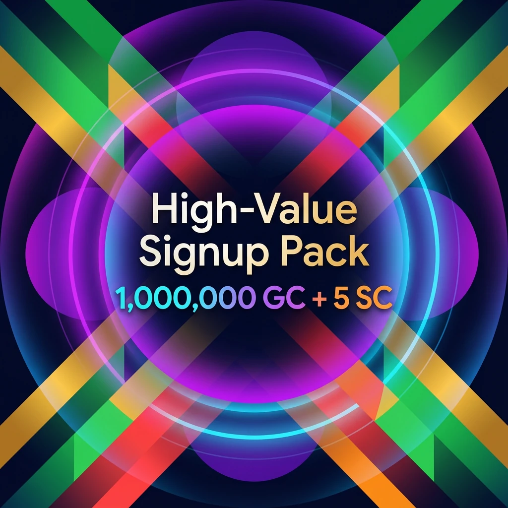 High-Value Signup Pack 1,000,000 GC + 5 SC